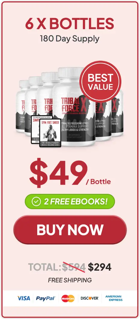 TribalForce X Buy 6 Bottles